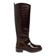 Leren laarzen Celia Stuart Weitzman , Brown , Dames