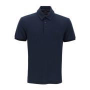 Pegasus Logo Polo Shirt Etro , Blue , Heren