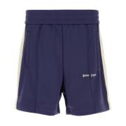 Blauwe Bermuda Shorts Palm Angels , Blue , Heren