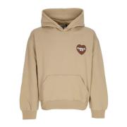 Hart Hoodie Stoffig H Bruin Carhartt Wip , Brown , Heren