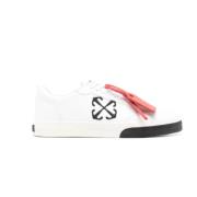 Witte Platte Schoenen Off White , White , Heren