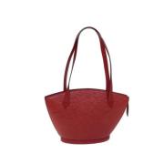 Pre-owned Leather louis-vuitton-bags Louis Vuitton Vintage , Red , Dam...