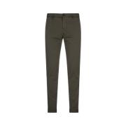 Olijfgroene Chino Broek Incotex , Green , Heren