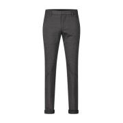 Slim Fit Pied-de-poule Broek Dondup , Gray , Heren