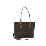 Pre-owned Canvas louis-vuitton-bags Louis Vuitton Vintage , Brown , Da...