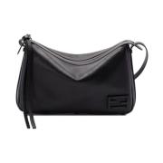 Iconische FF-verfraaide Crossbody-tas Fendi , Black , Dames