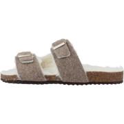 Brionia Sliders Geox , Beige , Dames