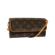 Pre-owned Canvas louis-vuitton-bags Louis Vuitton Vintage , Brown , Da...