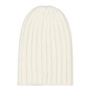 Alpaca Ribgebreide Beanie Muts Laneus , Beige , Unisex