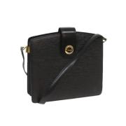 Pre-owned Leather louis-vuitton-bags Louis Vuitton Vintage , Black , D...