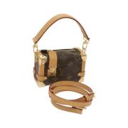 Pre-owned Canvas handbags Louis Vuitton Vintage , Brown , Dames