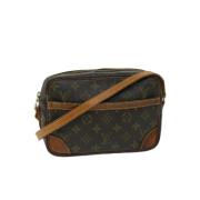 Pre-owned Canvas louis-vuitton-bags Louis Vuitton Vintage , Brown , Da...