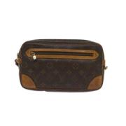 Pre-owned Canvas louis-vuitton-bags Louis Vuitton Vintage , Brown , Da...