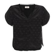 Top met geborduurd Tiffany-logo Zadig & Voltaire , Black , Dames