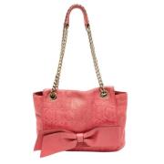 Pre-owned Leather shoulder-bags Carolina Herrera Pre-owned , Pink , Da...