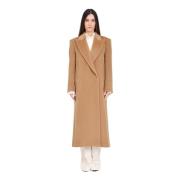 Beige Extreem Jas Vrouwen Max Mara , Brown , Dames