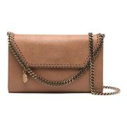 Pecan Brown Falabella Mini Tas Stella McCartney , Brown , Dames