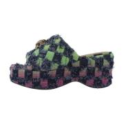 Kensington Wedge Mule Schoenen Kurt Geiger , Multicolor , Dames