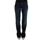 Elegante Blauwe Regular Fit Katoenen Jeans Costume National , Blue , D...