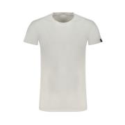 Katoenen T-Shirt Gaudi , White , Heren