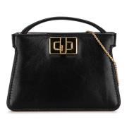 Pre-owned Leather fendi-bags Fendi Vintage , Black , Dames