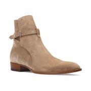 Leren laarzen Saint Laurent , Beige , Heren