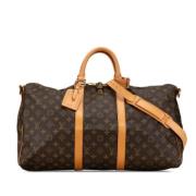 Pre-owned Canvas louis-vuitton-bags Louis Vuitton Vintage , Brown , Da...