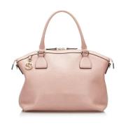 Pre-owned Leather gucci-bags Gucci Vintage , Pink , Dames