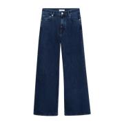 Hoge taille denim jeans IVY OAK , Blue , Dames