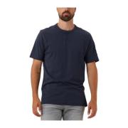 Heren Badge Regular Tee Calvin Klein , Blue , Heren