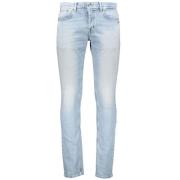 Brighton Lichtblauwe Jeans met Stiksels Dondup , Blue , Heren