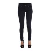 Slim Designer Denim Fit Blue Jeans Costume National , Blue , Dames