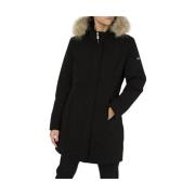 Chique technische stof ganzendonsjas YES ZEE , Black , Dames