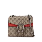 Pre-owned Fabric crossbody-bags Gucci Vintage , Beige , Dames