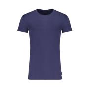 Blauw Katoenen T-Shirt Gaudi , Blue , Heren