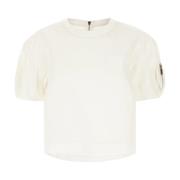 Stijlvolle TOP voor Trendsetters Sacai , Beige , Dames