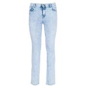 Push Up Jeans met Vijf Zakken Twinset , Blue , Dames