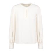 Geweven Crepe Greta Shirt Ulla Johnson , White , Dames