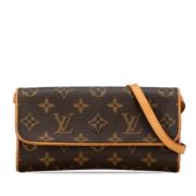 Pre-owned Canvas louis-vuitton-bags Louis Vuitton Vintage , Brown , Da...