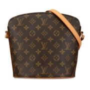 Pre-owned Canvas louis-vuitton-bags Louis Vuitton Vintage , Brown , Da...