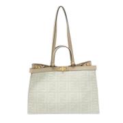 Pre-owned Canvas totes Fendi Vintage , Beige , Dames