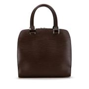 Pre-owned Leather handbags Louis Vuitton Vintage , Brown , Dames