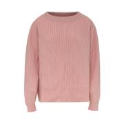 Luxe Cashmere Top in Roze Malo , Pink , Dames