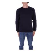 Blauwe Logo Sweater Dondup , Blue , Heren