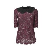 Pre-owned Cotton tops Dolce & Gabbana Pre-owned , Purple , Dames