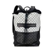 Pre-owned Canvas backpacks Louis Vuitton Vintage , White , Dames