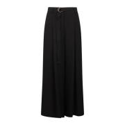 Hoge taille riem Lydia broek Ulla Johnson , Black , Dames