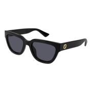 Zwart/Grijs Zonnebril Gg1578S Gucci , Black , Dames