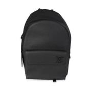 Pre-owned Leather backpacks Louis Vuitton Vintage , Black , Dames