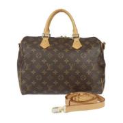 Pre-owned Leather handbags Louis Vuitton Vintage , Brown , Dames